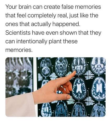 Can the Brain Create False Memories?
